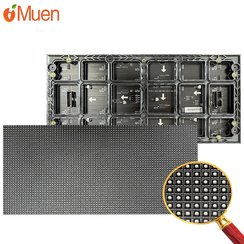 P4 Indoor SMD LED Display Module 320x160mm 1 / 20 Scan 80 x 40 dots for LED screen thumbnail 2