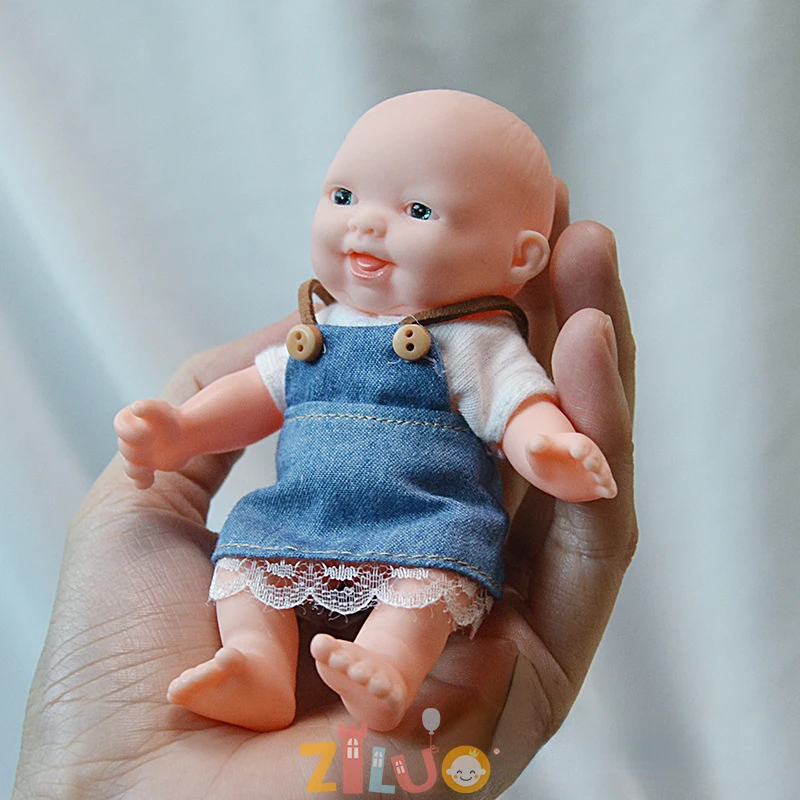 12cm Reborn Dolls Mini Palm Dolls Simulation Baby Dress Up Doll Reborn Doll Girls Boys Boneca Toys for Kids Munecas Reborn 1/12 thumbnail 3