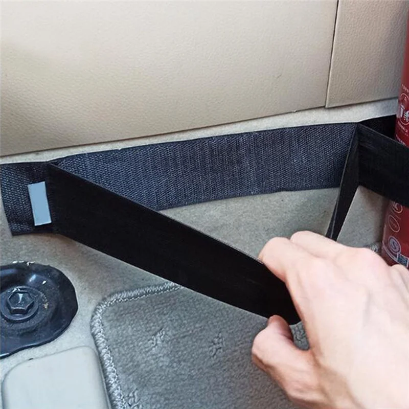 Car Trunk Organizer Fire Extinguisher Fixing Belt Automobile Elastic Fixing Belt Storage Bag Tapes thumbnail 4