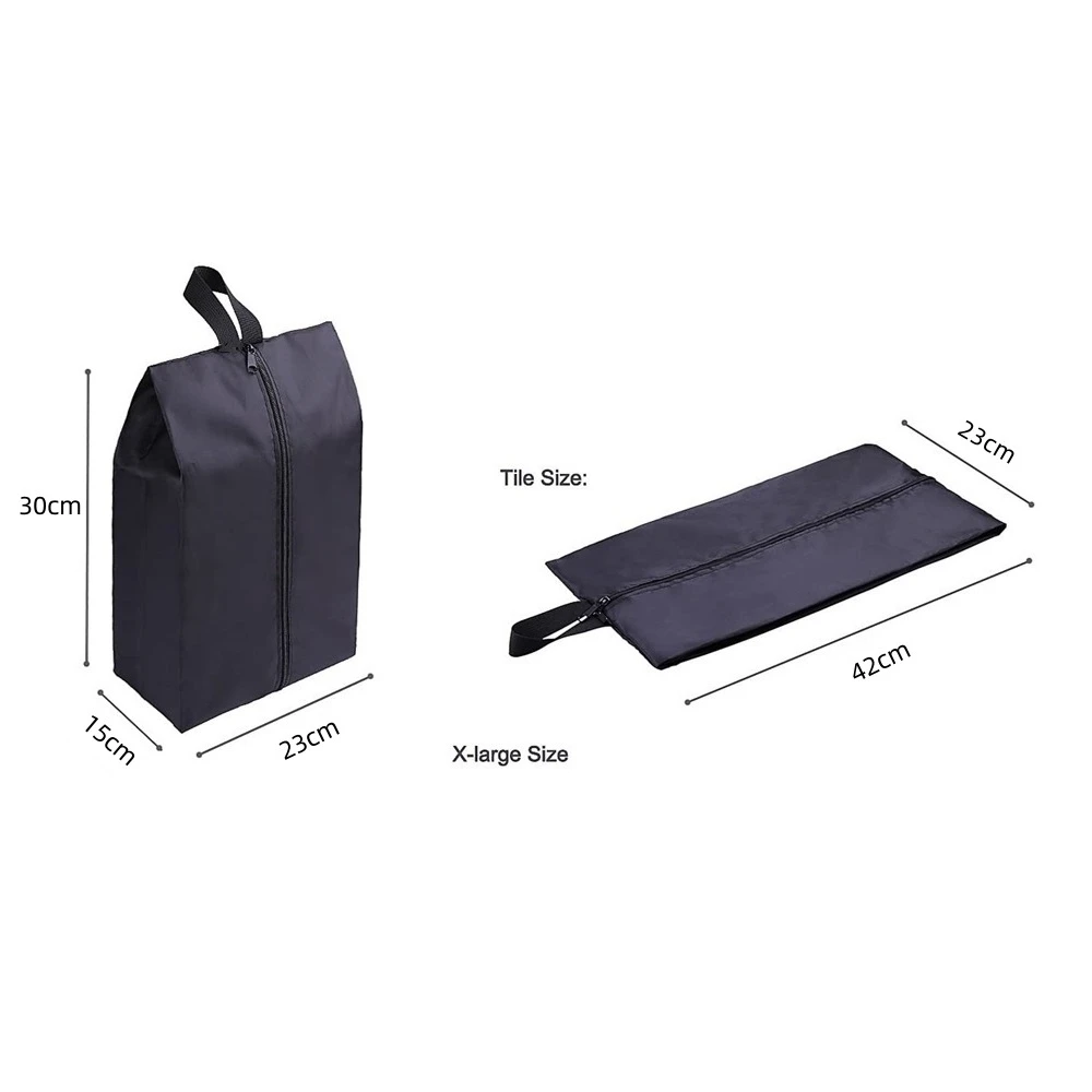 2 or 4 Pack Portable Nylon Waterproof Shoe Storage Bags with Zipper Closure for Men and Women Travel or Family Item Organize thumbnail 6