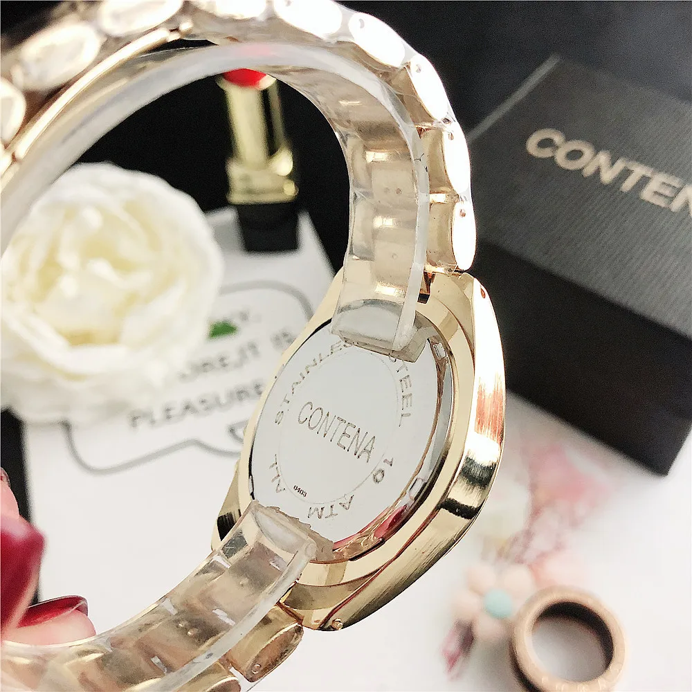 New Creative Watch Women Watches Luxury Rose Gold Quartz Ladies Watches Stainless Steel Bracelets Wristwatches Reloj Mujer thumbnail 3