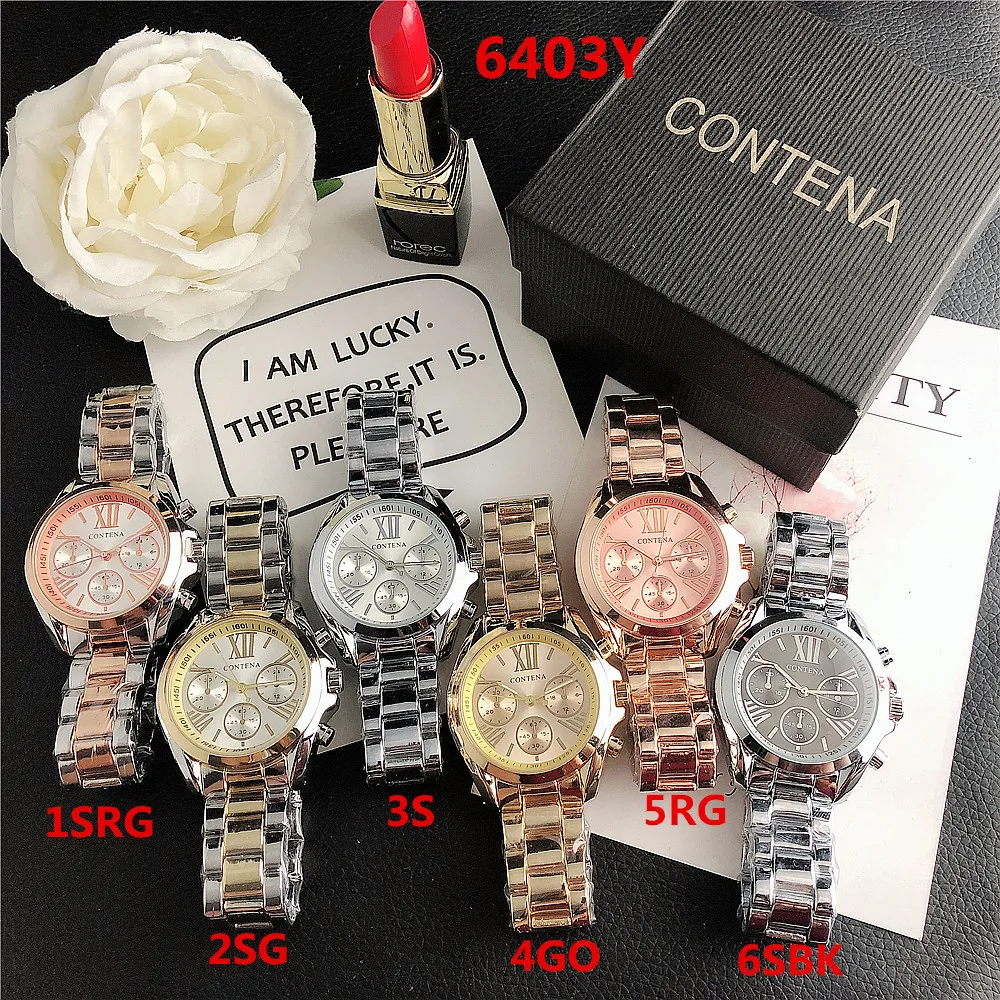 New Creative Watch Women Watches Luxury Rose Gold Quartz Ladies Watches Stainless Steel Bracelets Wristwatches Reloj Mujer thumbnail 5