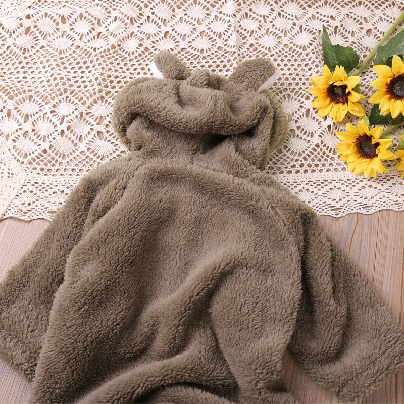 Humor Bear Autumn Cartoon Style Winter Long Sleeve Baby Boys Girls Rompers Toddler Kids Playsuit Jumpsuits Baby Clothes thumbnail 6