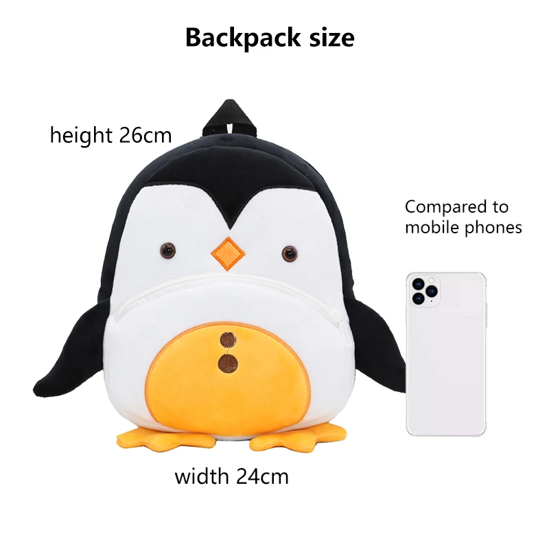 Cute Animals Cartoon Plush Children Backpacks Schoolbag Girls Boys casual Baby Bags thumbnail 6