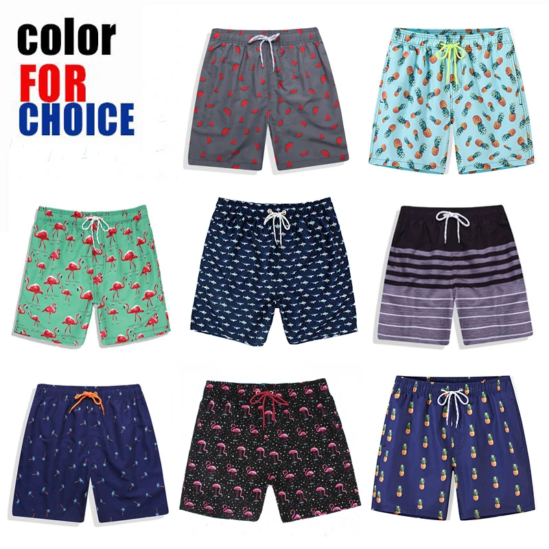 DATIFER Summer Men Beach Print Shorts Surfing Swimwear Fitness Workout Trunks Male Sportswear With Pockets Pants thumbnail 5