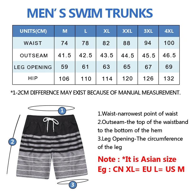 DATIFER Summer Men Beach Print Shorts Surfing Swimwear Fitness Workout Trunks Male Sportswear With Pockets Pants thumbnail 6