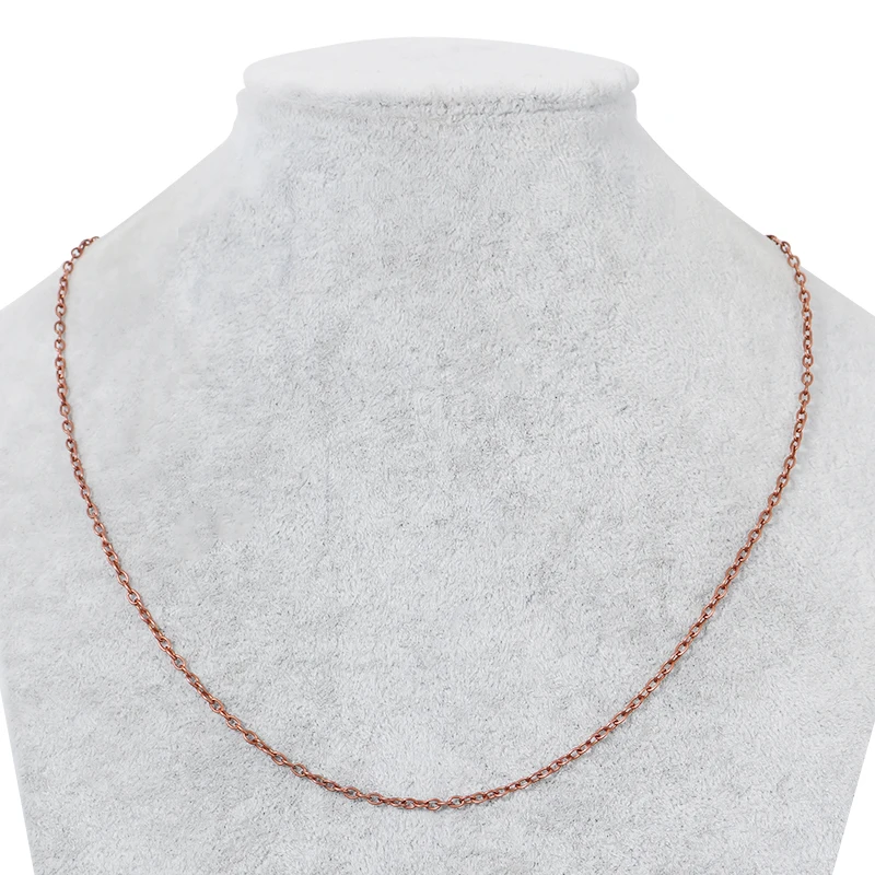 45cm Metal Antique Bronze Color Cross Link Chain Necklace With Lobster Clasp For Jewelry Making Pendant Necklace 6pcs thumbnail 2