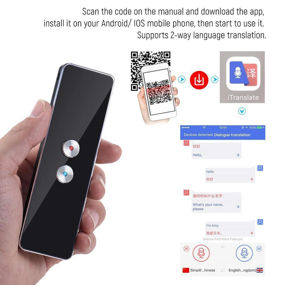 Customizable Foreign Language Word Translator 96 languages FYJ3414T8 thumbnail 3