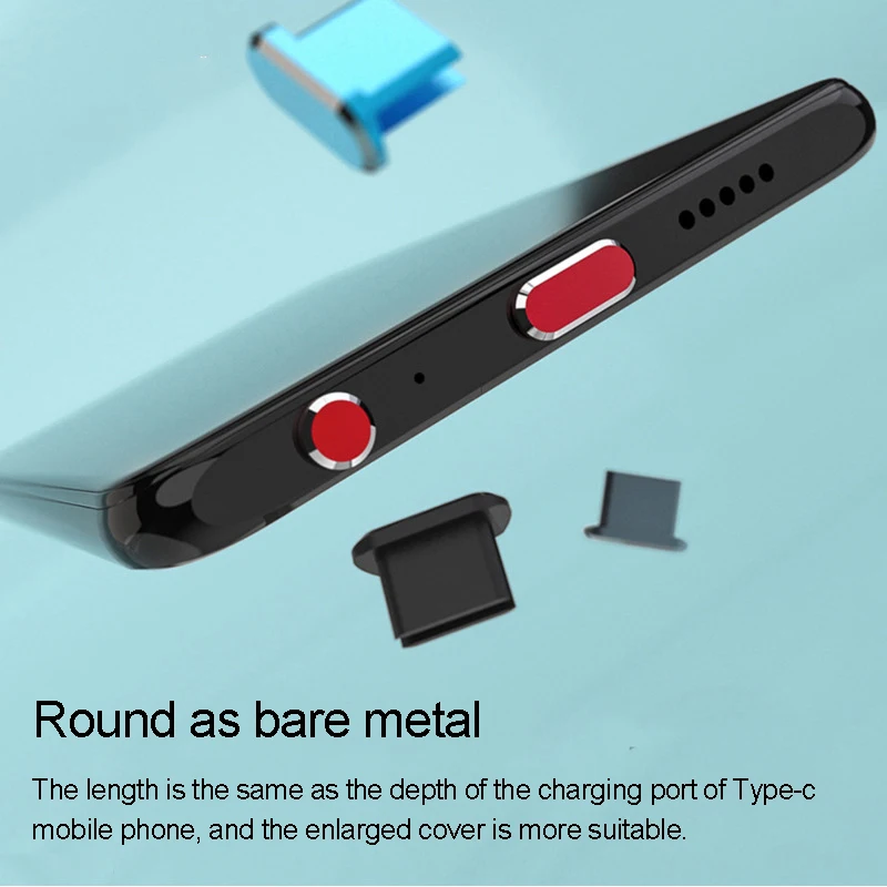 Phone Protector Usb c Dust Plug For Usb Dust Cover Phone Accessory Cell phone Accessories Dust Cap Type c Earphone Jack Charm thumbnail 2