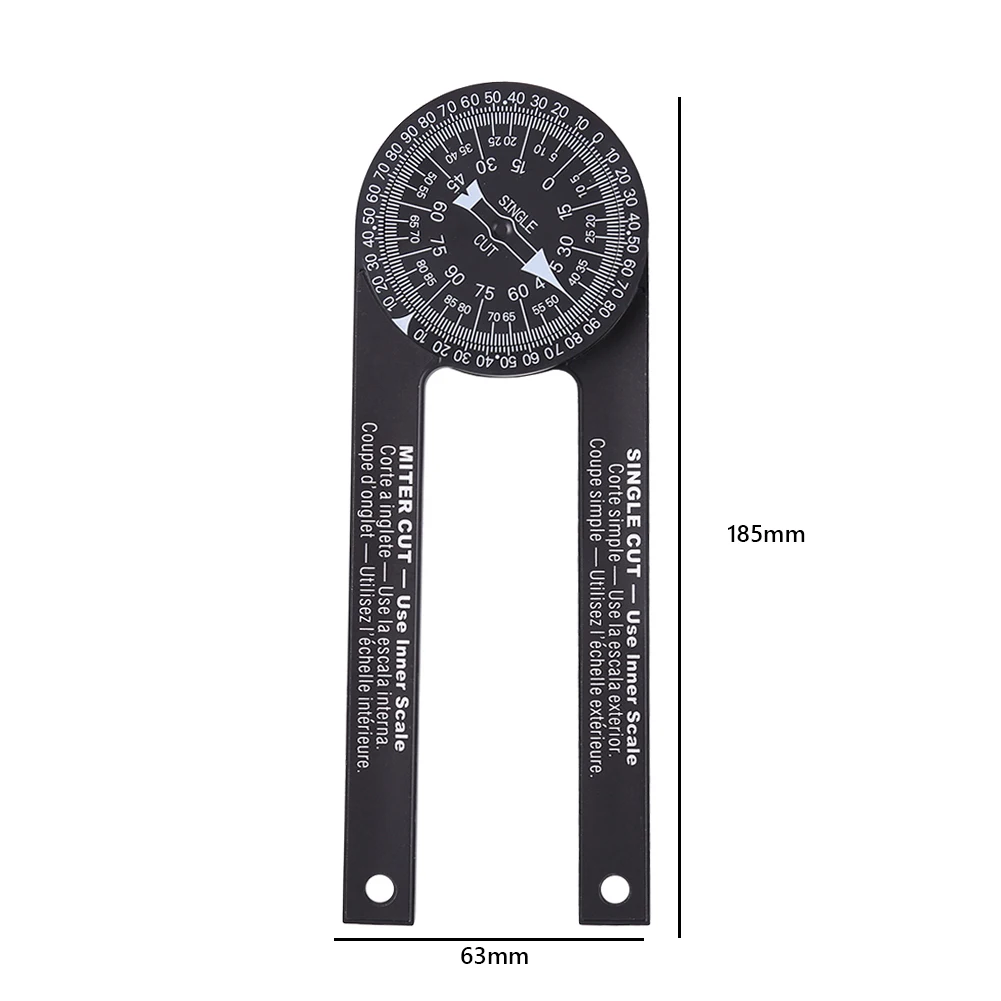 Professional Miter Saw Protractor Angle Finder Precision Miter Angle Finder Plumbers Woodworking Scale Mitre Saw Measuring Tool thumbnail 6