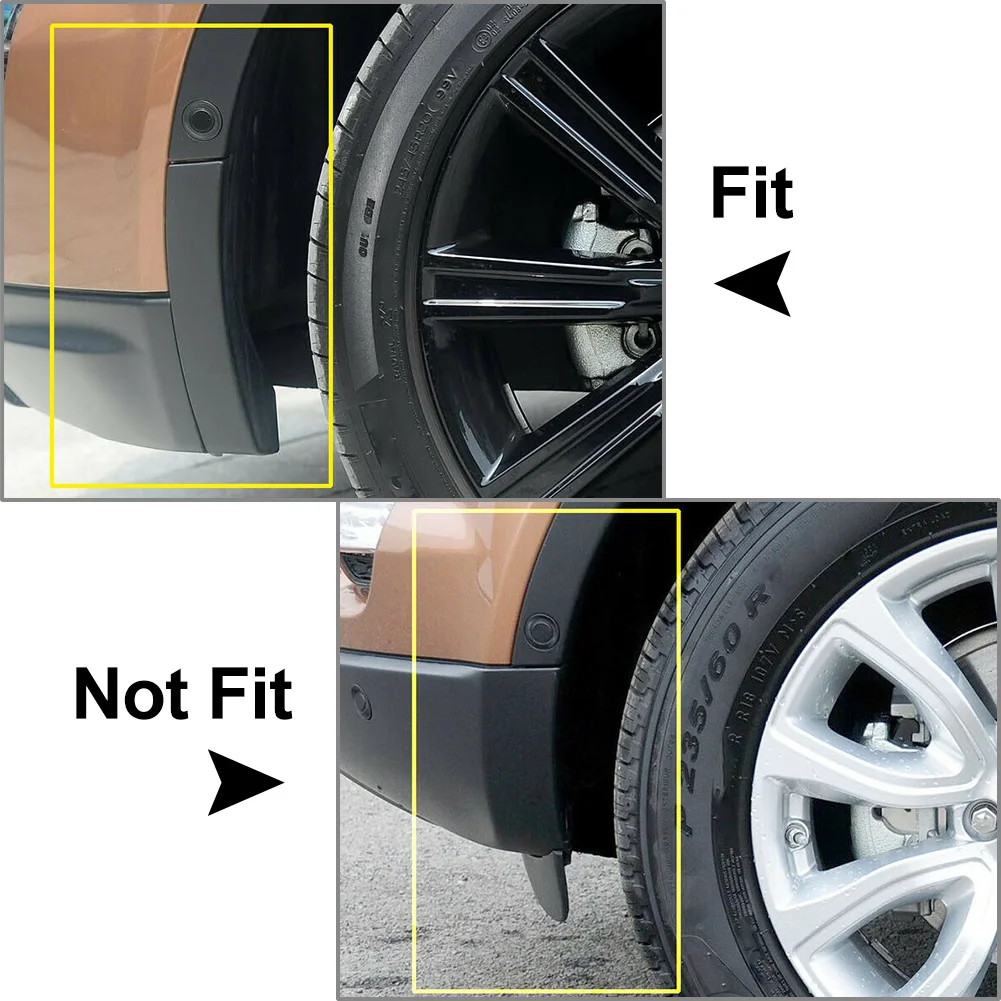 1Pc Car Front Bumper Wheel Left/Right Molding Extension For Land Rover Range Rover Evoque 2012-2015 Left LR028551 Right LR028550 thumbnail 2