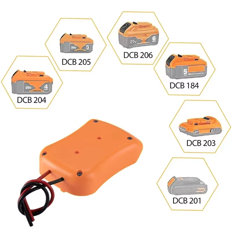 DIY Battery Adapter For Makita/Bosch/Milwaukee/Dewalt 18V Battery Adapter Power Connector DIY Adapter Dock Holder 14 Awg Wires thumbnail 5