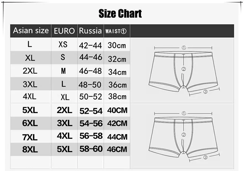 L-8XL Plus Banboo Fiber Men Underwear Male boxer  Solid Panties Shorts Men's  Underpants Breathable Intimate Man boxers 4pcs thumbnail 5