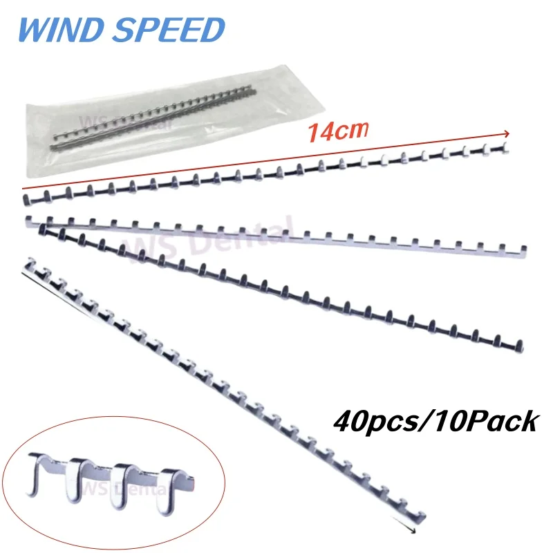 40pcs Dental Orthodontic Arch Splint Disposable Upper Dentures Restoration Tools Arch Bar Erich Eaich Jaw Fracture Accessories