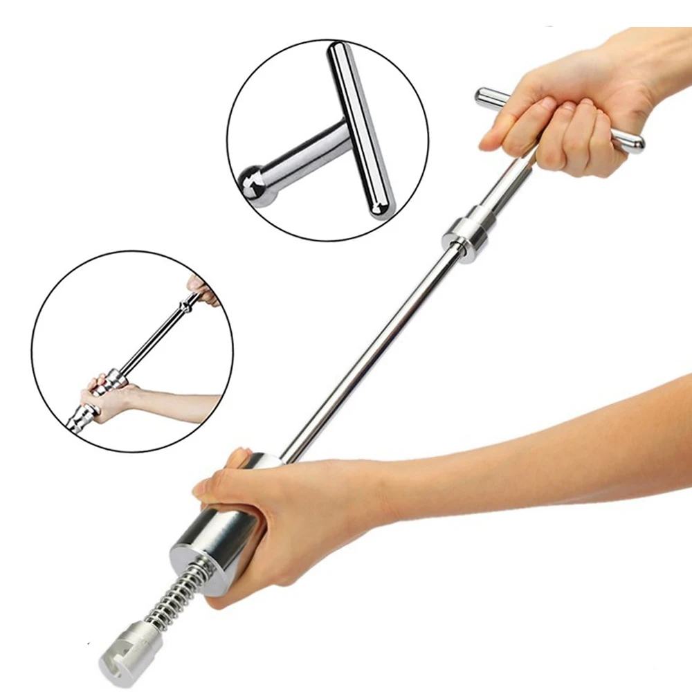 Universal Car Dent Paintless Puller Metal T Dent Puller Repair Tool Auto Repair Sheet Metal Kit Slide Hammer Reverse Hammer Glue thumbnail 2