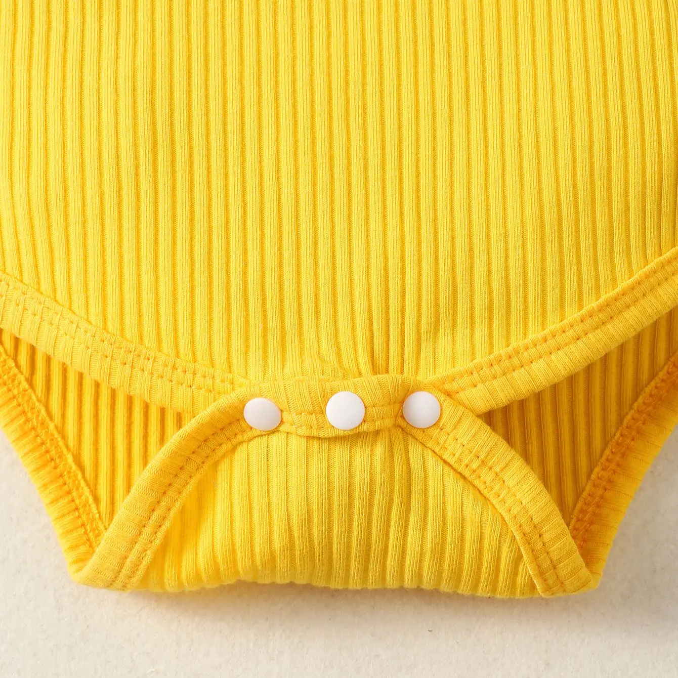 Newborn baby yellow sling button sunflower print skirt cute suit thumbnail 5