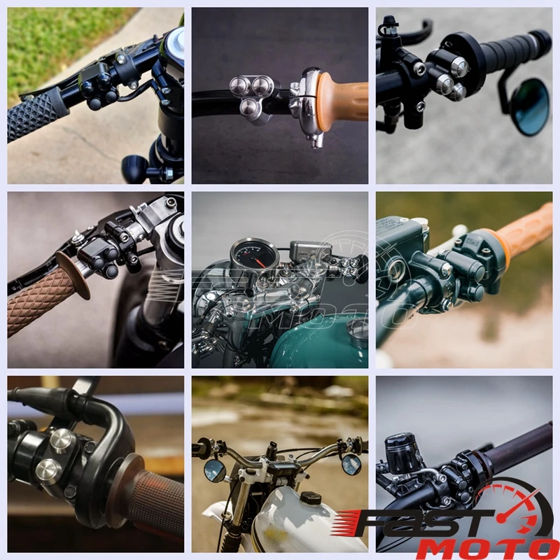 2&3&4 Buttons Motorcycle Switch 25mm 22mm Handle Bar Controller Switches Starter Horn Universal 1" Handlebar Switch Cafe Racer thumbnail 3