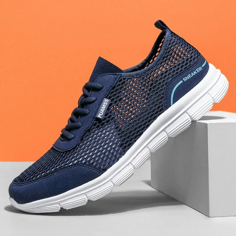 Men Sneakers Summer Mesh Running Shoes Lightweight and Breathable Sneakers For Men thumbnail 5