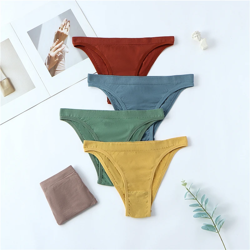 2PCS Bra Set Women Underwear Set Sexy Bralette Female Lingerie Ribbed Tops Seamless Wire Free Bra Panty 2022 thumbnail 5