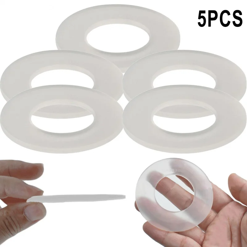 5pcs/set Drain Valve Water Stop Seal For Geberit Silicon Rubber Flush Valve Seal Washer Diaphragm 816.418.00.1 Toilet Tank Part thumbnail 3