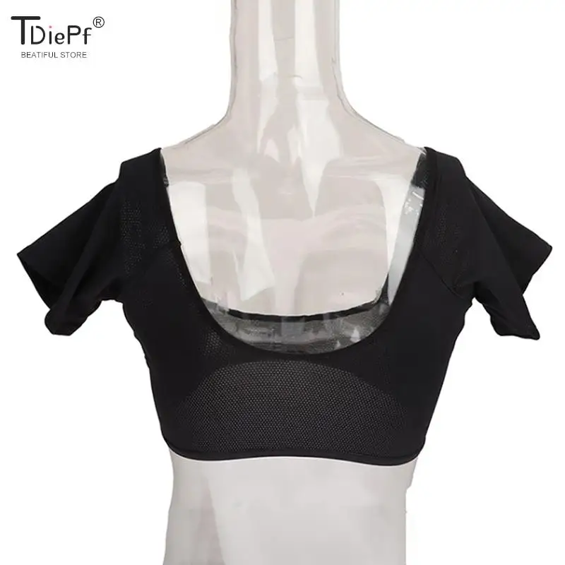 T-shirt Shape Sweat Pads Washable Dress Clothing Perspiration Deodorant Pads Armpit Care Sweat Absorbent Pad Deodorant For Women thumbnail 5