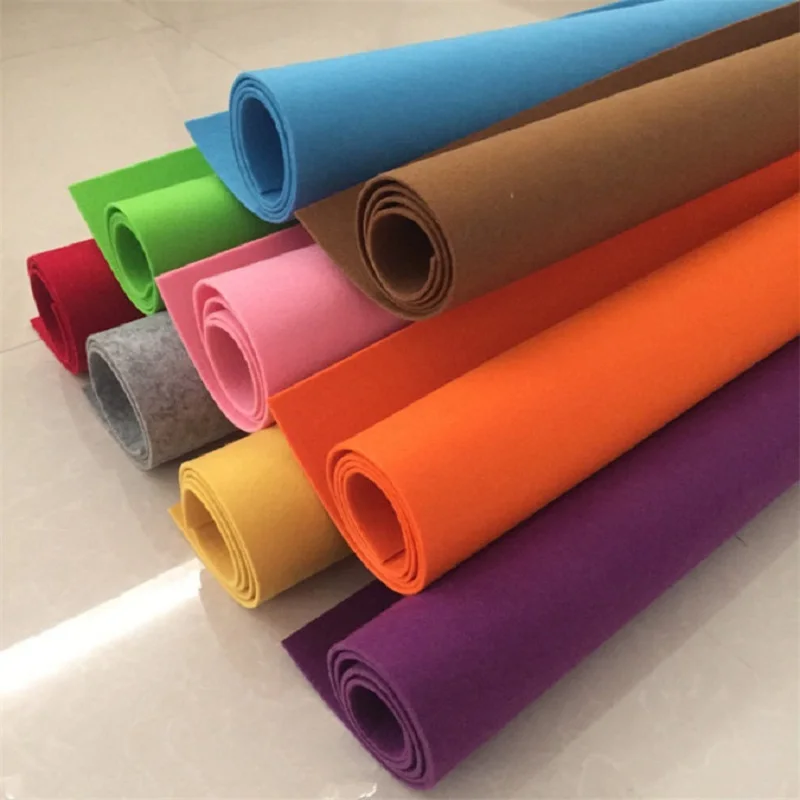 20/40/60cm Nonwoven Needlework Felt Fabric Patchwork Cloth Bundle for Kids Scrapbooking Doll Sewing Crafts DIY Quilting Sheet thumbnail 4