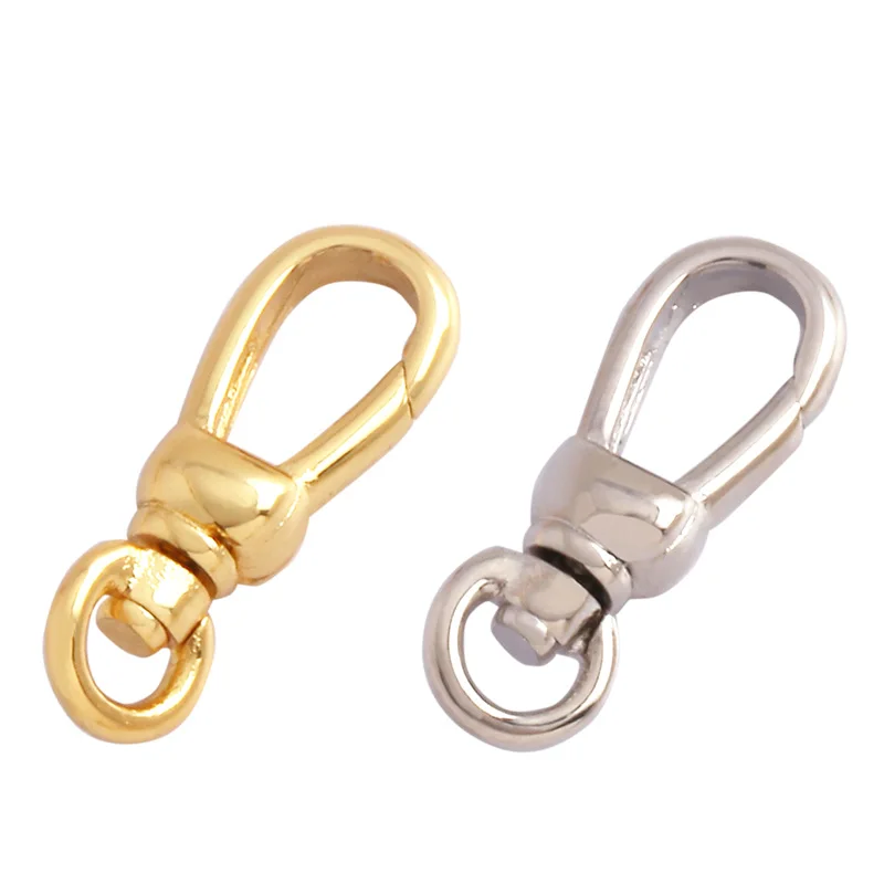 Classics Rotatable Lobster Clasp,18K Gold Plated,Not Easy To Tarnish,Beading Bracelet Necklace Jewelry Component Supplies K43 thumbnail 2