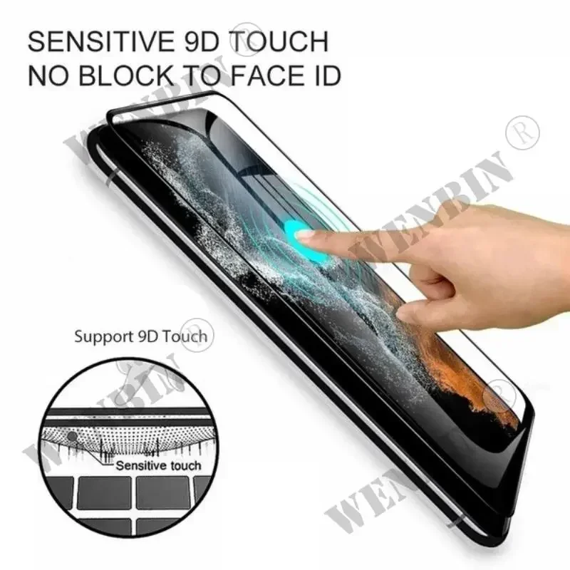 3 Pcs Tempered Glass For Samsung S26 S25 S24 S23 S22 Ultra Plus A57 A56 A37 A36 A17 A16 Screen Protector Full Protective Glass thumbnail 6
