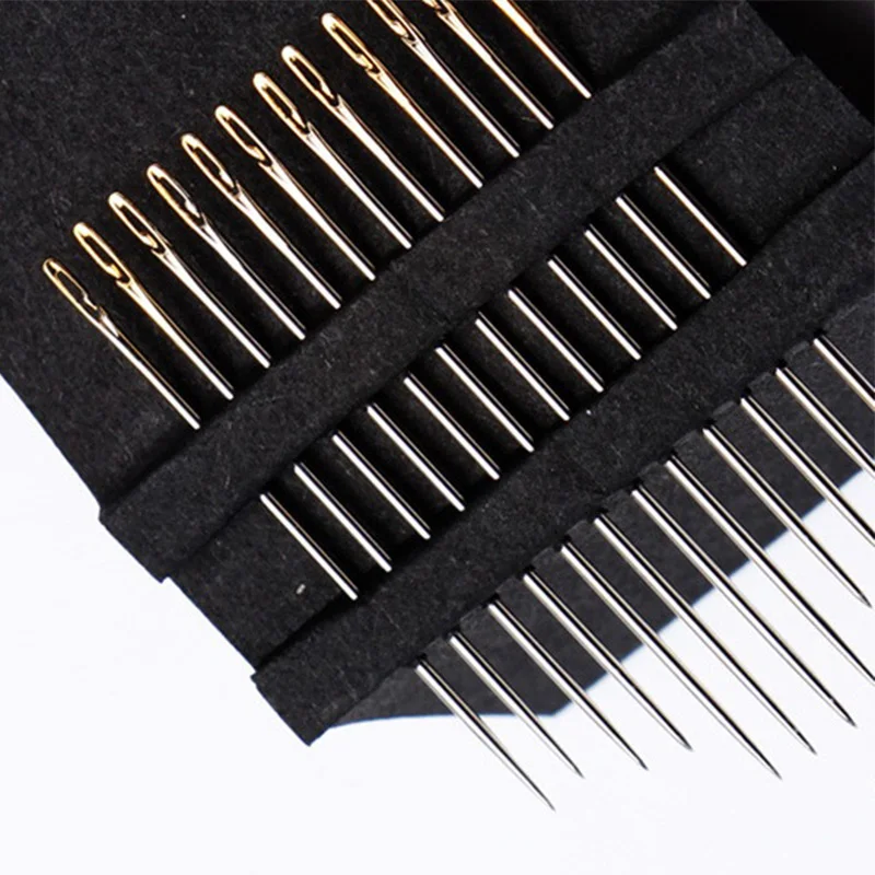 12/36PCS Sewing Needles Multi-size Side Opening Stainless Steel Darning Sewing Household Hand Tools thumbnail 3