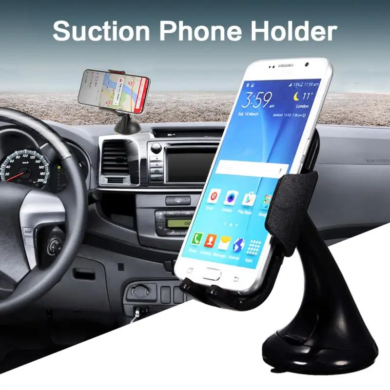 Car Sucker Mount Bracket GPS auto Phone Holder Stand for Audi A4 A6 A5 A6L A8L A4 Avant Q7 R A3 3-Door I Ah Ah A8 A3 thumbnail 3