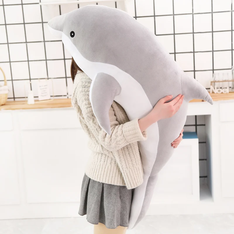 1pc 30/50CM kawaii Dolphin Plush Toys Lovely Stuffed Soft Animal Pillow Dolls for Children Girls Sleeping Cushion Gift thumbnail 3