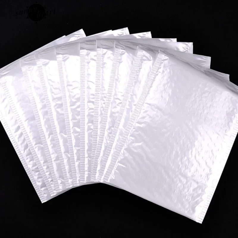 10-50Pcs Bubble Envelopes White Foam Shipping Bags Poly Bubble Mailers Pad Self Seal Packing Bags 11cm 15cm 23cm Wholesale thumbnail 6