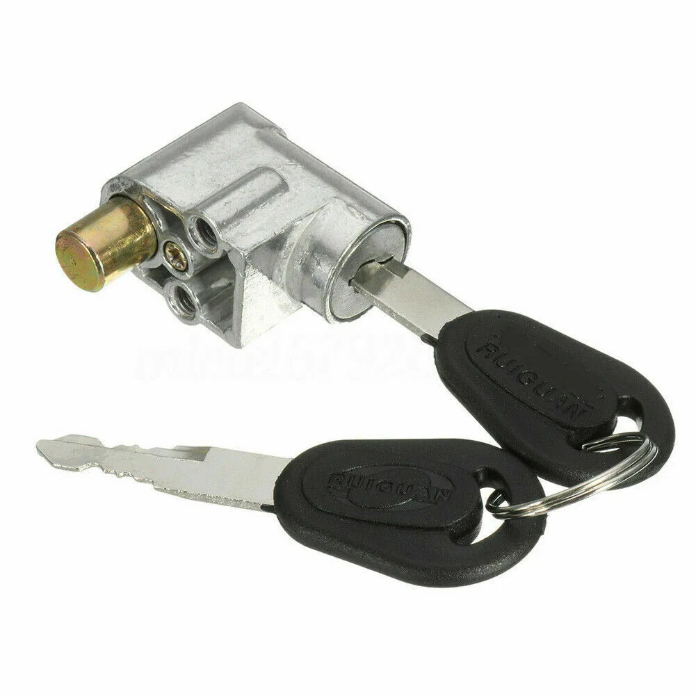 Ignition Switch Battery Safety Lock Universal Battery Chager Mini Lock With 2 Keys For Motorcycle Electric Bike Scooter E-bike thumbnail 3