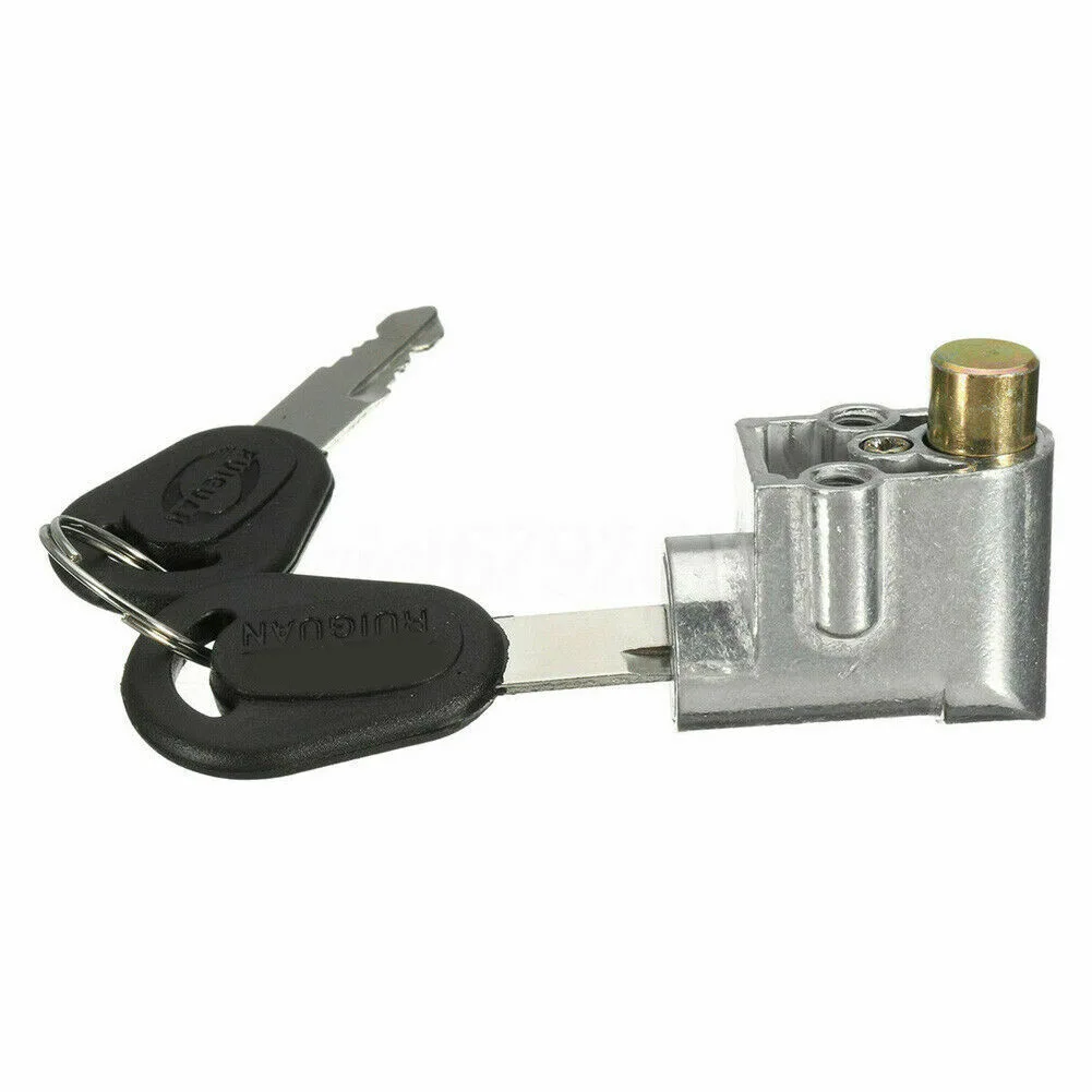 Ignition Switch Battery Safety Lock Universal Battery Chager Mini Lock With 2 Keys For Motorcycle Electric Bike Scooter E-bike thumbnail 4