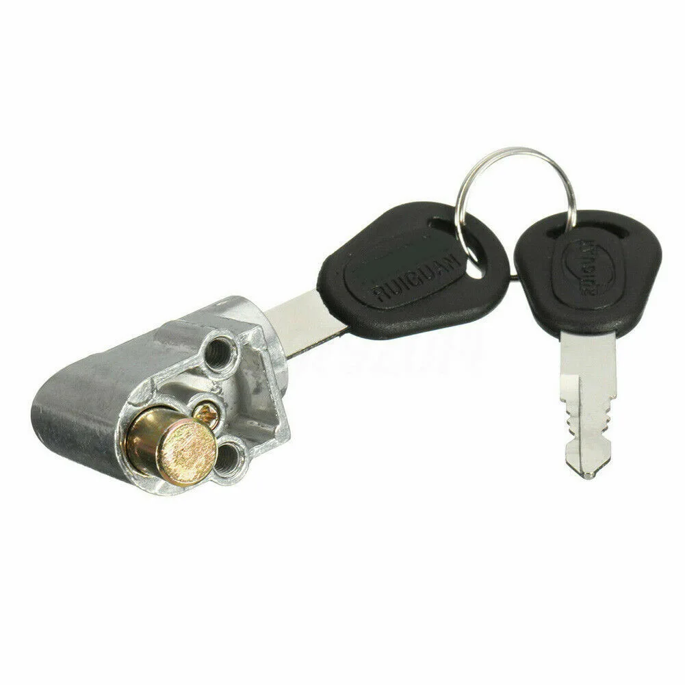 Ignition Switch Battery Safety Lock Universal Battery Chager Mini Lock With 2 Keys For Motorcycle Electric Bike Scooter E-bike thumbnail 6
