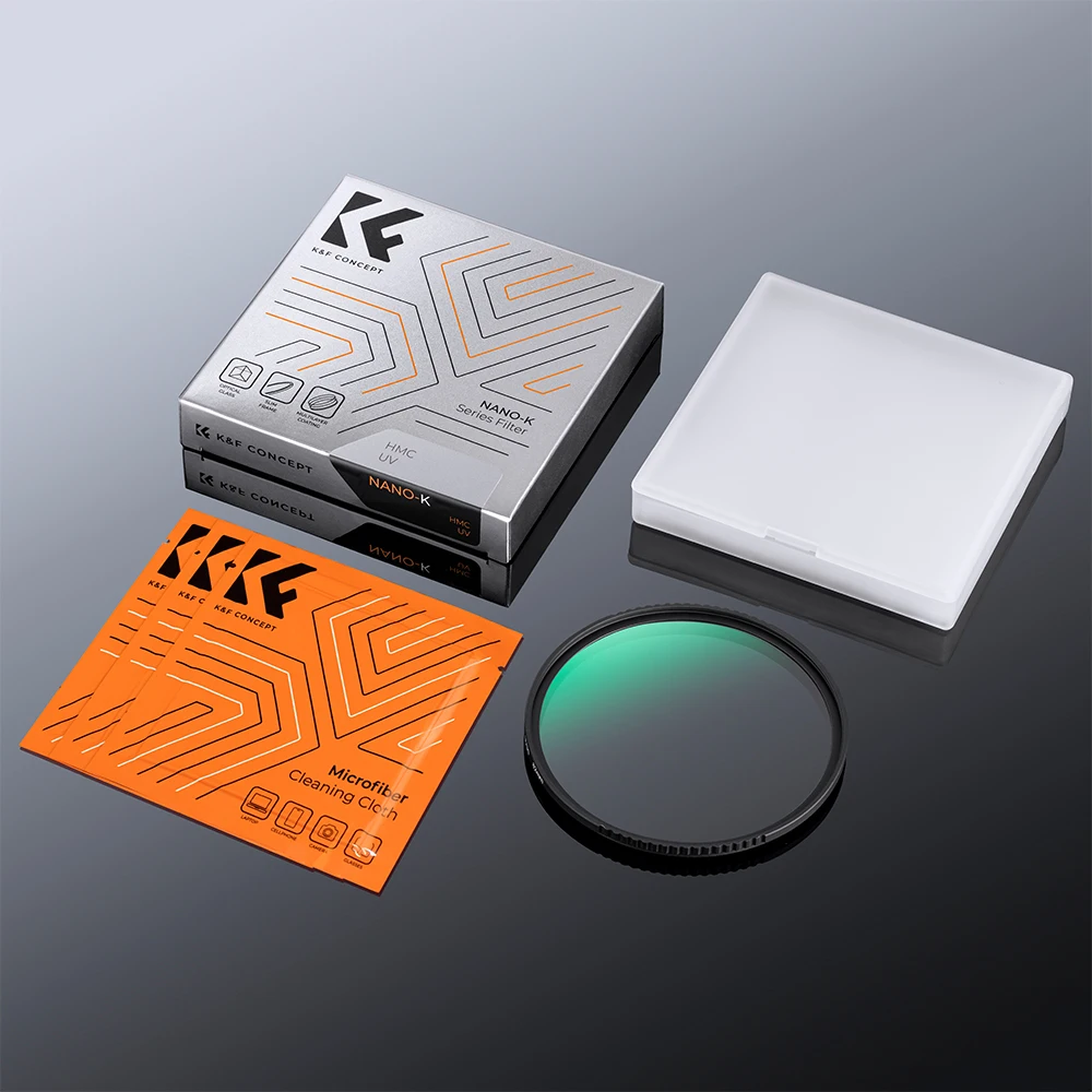 K&F Concept 37-86mm UV Filter Lens Optics with Multi Coated Protection for Camera Lenses 49mm 52mm 55mm 58mm 62mm 67mm 77mm 82mm thumbnail 6