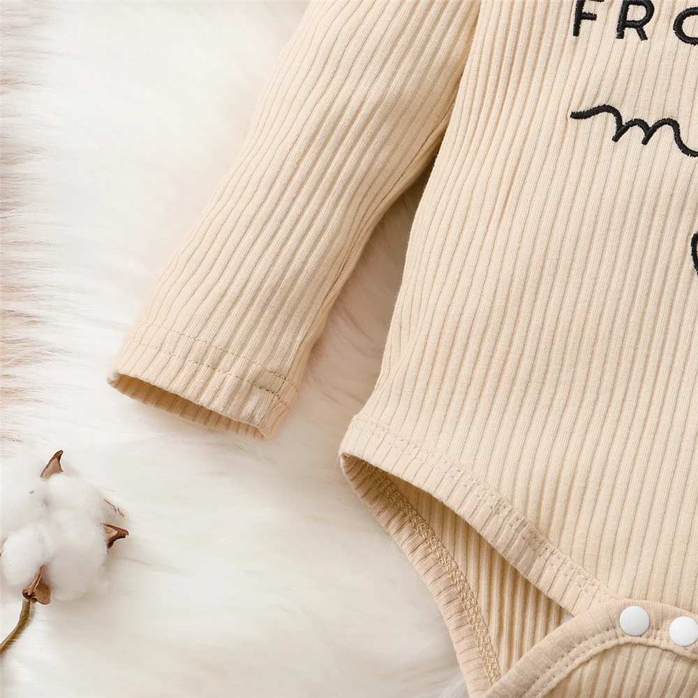 0-18 Months Newborn Baby Girl Clothes Set Long Sleeve Bodysuit+Leopard Pants+Headband 3PCS Fashion Autumn Outfits Toddler Girl thumbnail 4