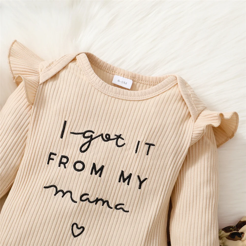 0-18 Months Newborn Baby Girl Clothes Set Long Sleeve Bodysuit+Leopard Pants+Headband 3PCS Fashion Autumn Outfits Toddler Girl thumbnail 3