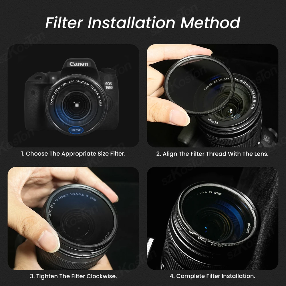 CPL Filter Ultra Slim Optics Multi Coated Circular Polarizer Camera Lens Filter 37mm 49mm 52mm 58mm 67mm 72mm 77mm 82mm thumbnail 5