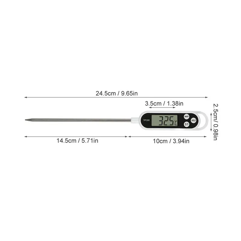 Food Thermometer TP300 Digital Kitchen Thermometer For Meat Cooking Food Probe BBQ Electronic Oven Kitchen Tools thumbnail 6