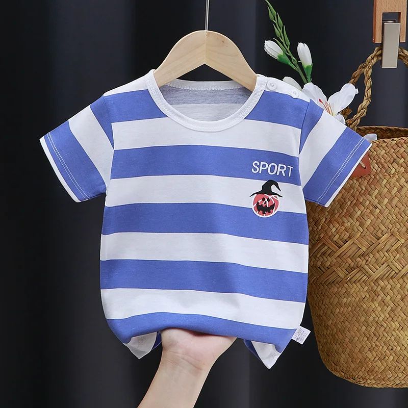 2025 Cotton Children Top For Summer 0-4Y Baby Clothes Cartoon Bears Graphic T Shirts Boys Wear Tees Kids Girls Clothes Korean thumbnail 5