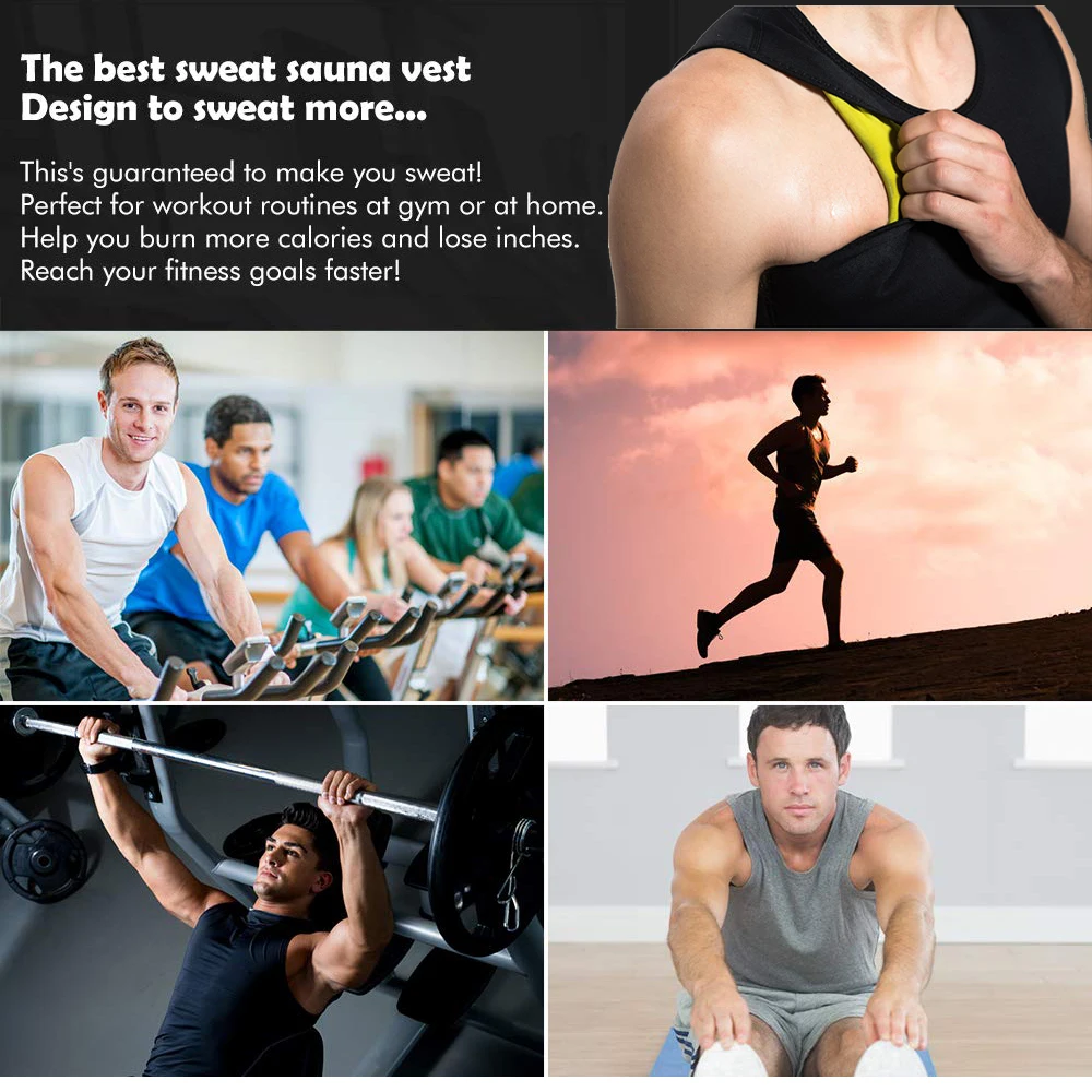 Men's Slimming Body Shaper Modeling Vest Belt Belly Men Reducing Shaperwear Fat Burning Loss Weight Waist Trainer Sweat Corset thumbnail 5