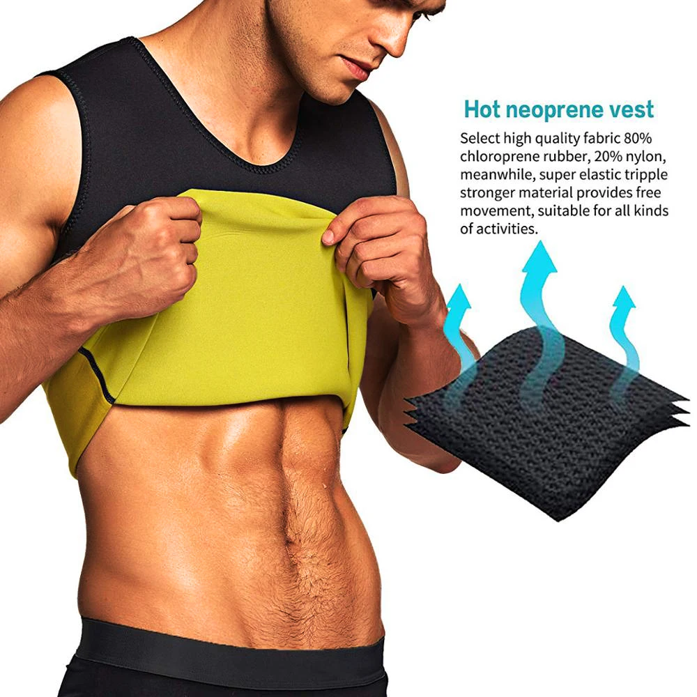 Men's Slimming Body Shaper Modeling Vest Belt Belly Men Reducing Shaperwear Fat Burning Loss Weight Waist Trainer Sweat Corset thumbnail 2