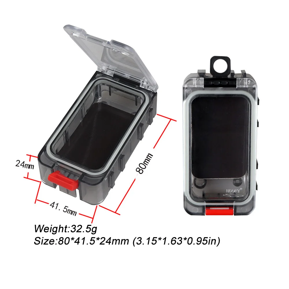 Free Combination Boxes Trinity Luminous Seal Ring 3M Magnet Gum Waterproof Cube Bait Container Fishing Tackle Storage Tool Box thumbnail 2
