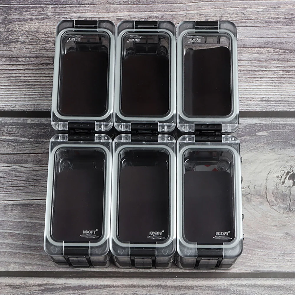Free Combination Boxes Trinity Luminous Seal Ring 3M Magnet Gum Waterproof Cube Bait Container Fishing Tackle Storage Tool Box thumbnail 5