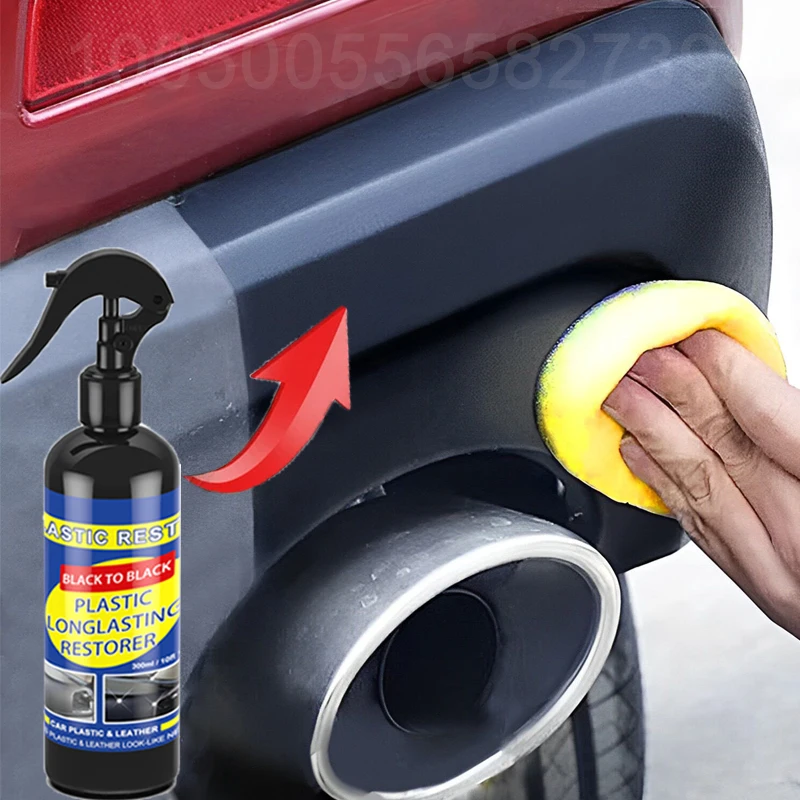 Car Plastic Restorer Back To Black Gloss Car Cleaning Products Plastic Leather Restore Auto Polish And Repair Coating Renovator thumbnail 2
