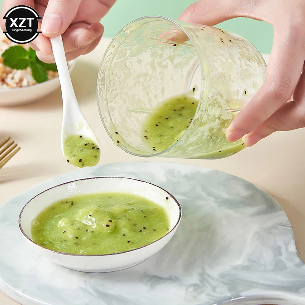 200/400ml Food Chopper Garlic Grinder Cooking Ingredients Processor Kitchen Tools Manual Garlic Cutter thumbnail 3