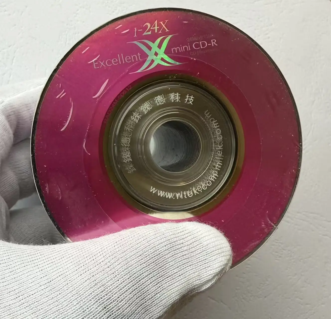 Wholesale 50 Discs 210MB 8cm 24x Grade A Mini Blank Pink Printed Recordable CD-R Disc thumbnail 4