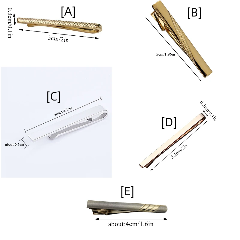 Luxury Design Metal Tie Clip Men Wedding Necktie Tie Clasp Clip Gentleman Ties Bar Crystal Tie Pin For Men Accessories Jewelry thumbnail 2