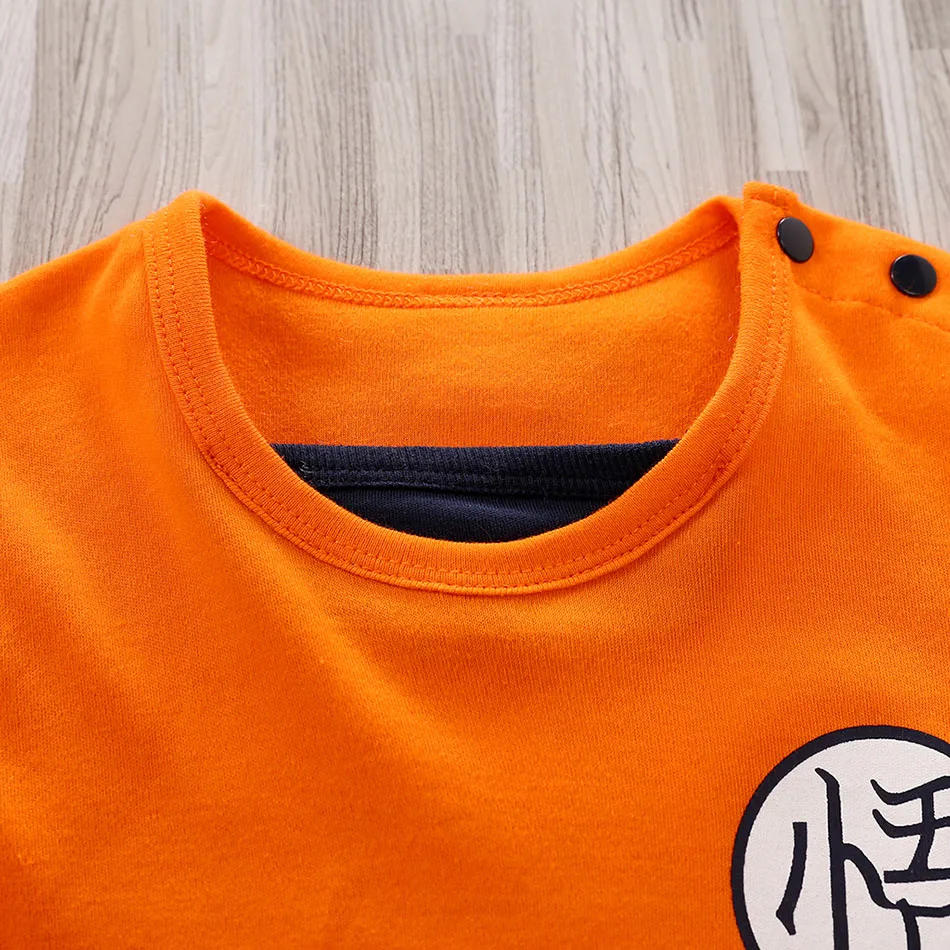 Baby Anime Clothes Vegeta Rompers Newborn Kuririn Roshi Training Outfit Infant Kids Halloween Cartoon Cosplay Costume Jumpsuit thumbnail 3